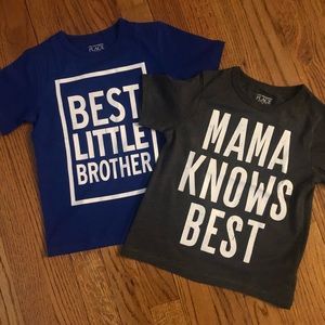 Set of Graphic Toddler Tees